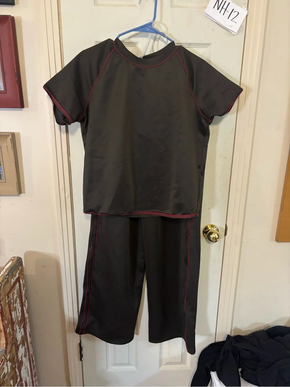 Black Set with Red Trim - Brand Unspecified
